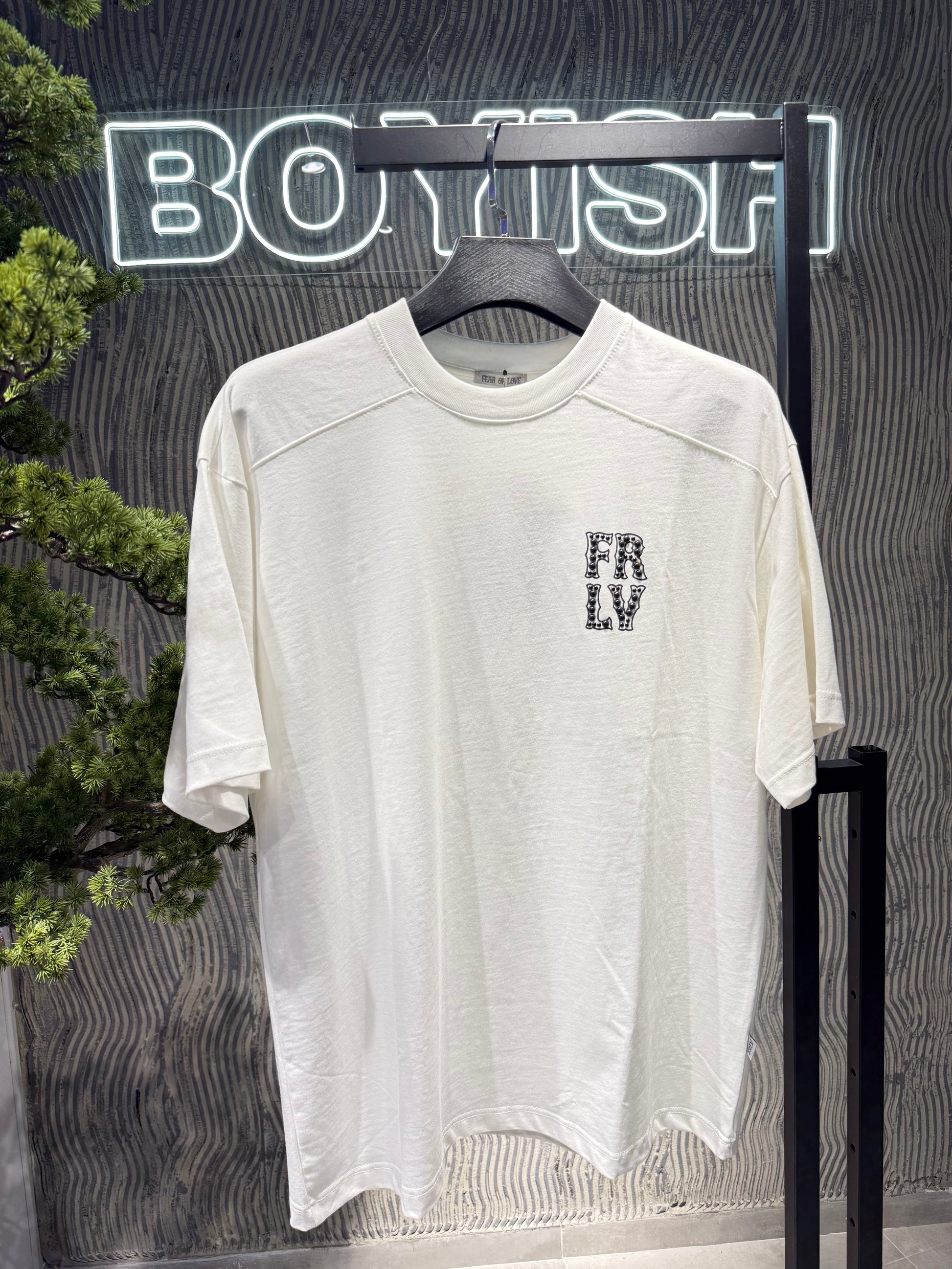 T-shirt “strass” white