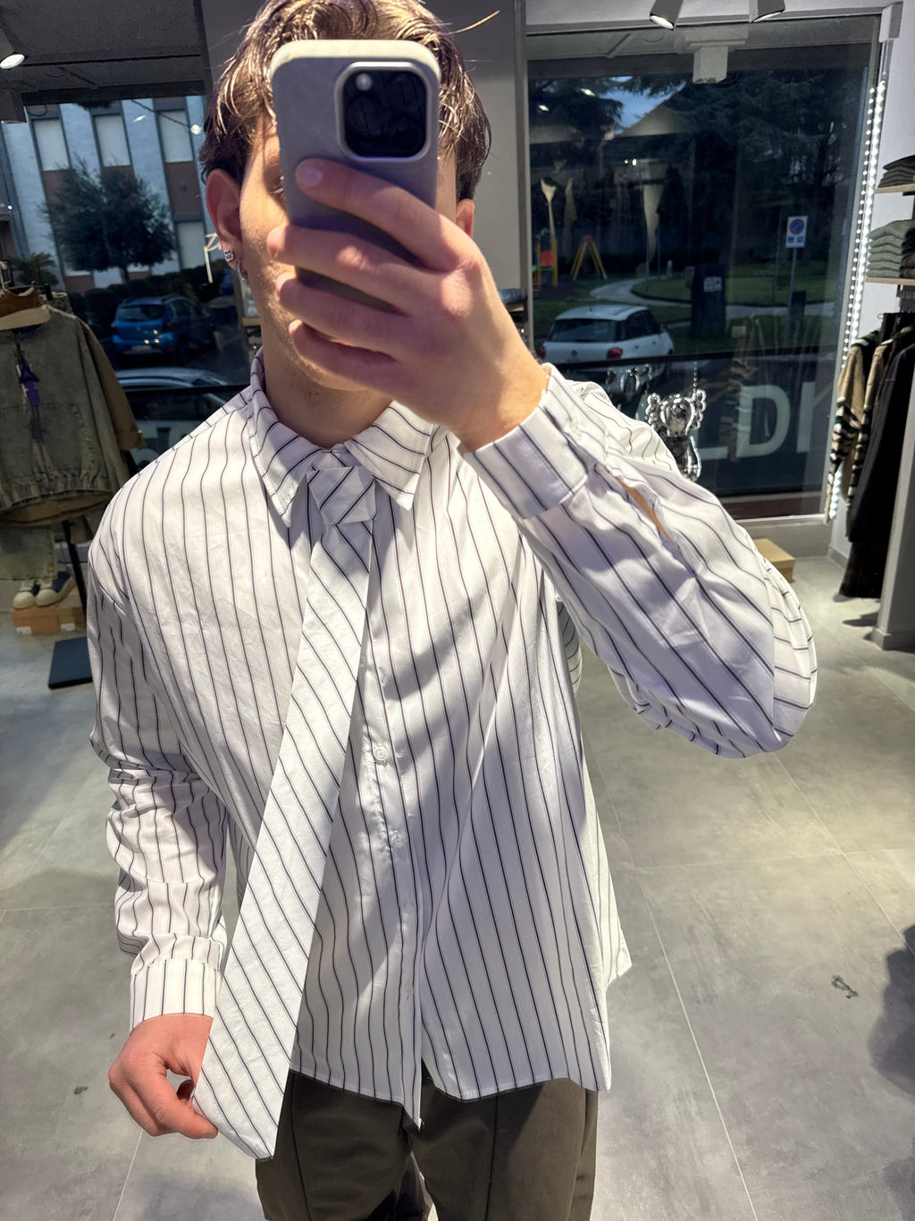CAMICIA “CRAVATTA” BIANCA