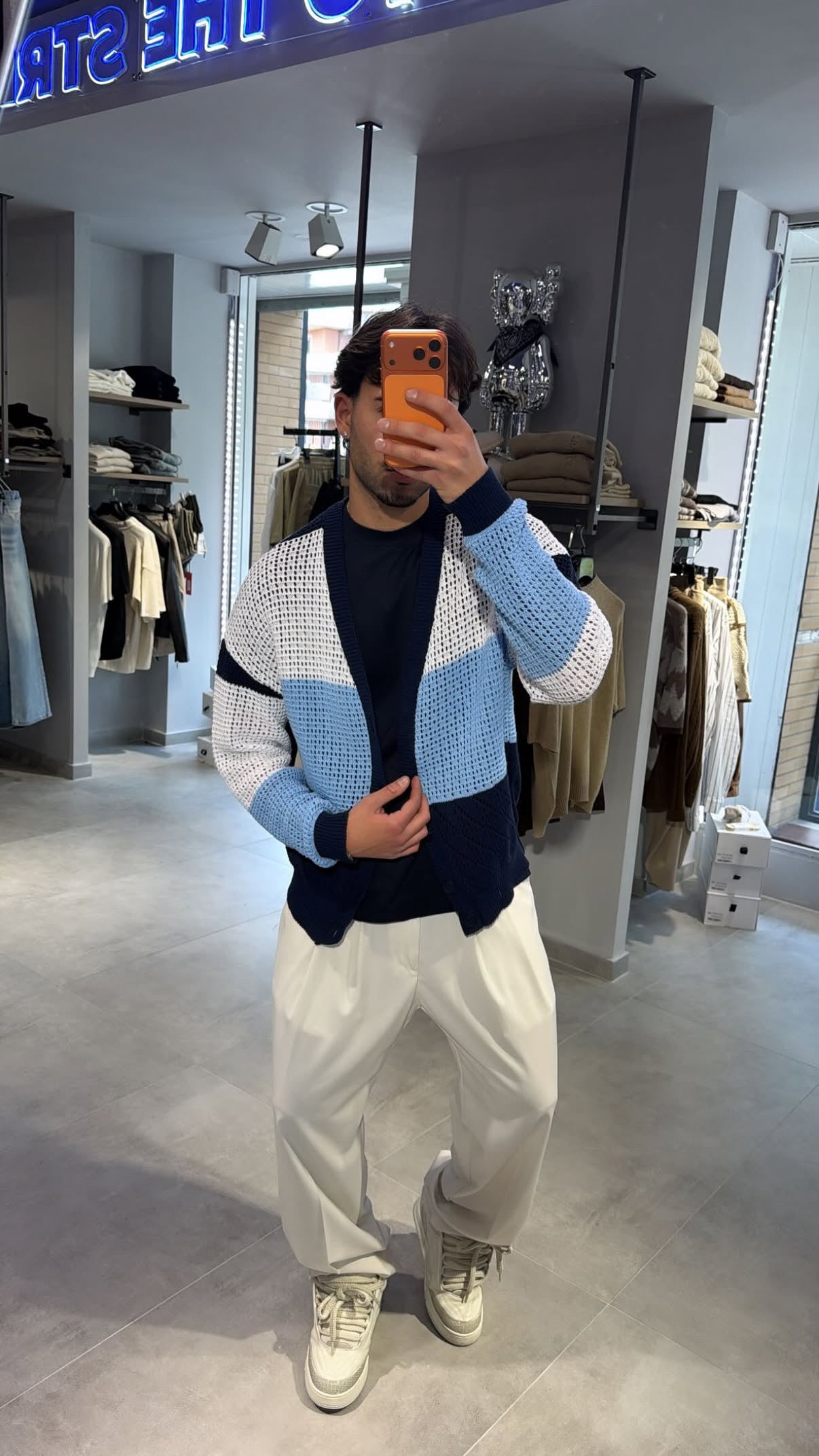 CARDIGAN MÉLANGE (SKY)