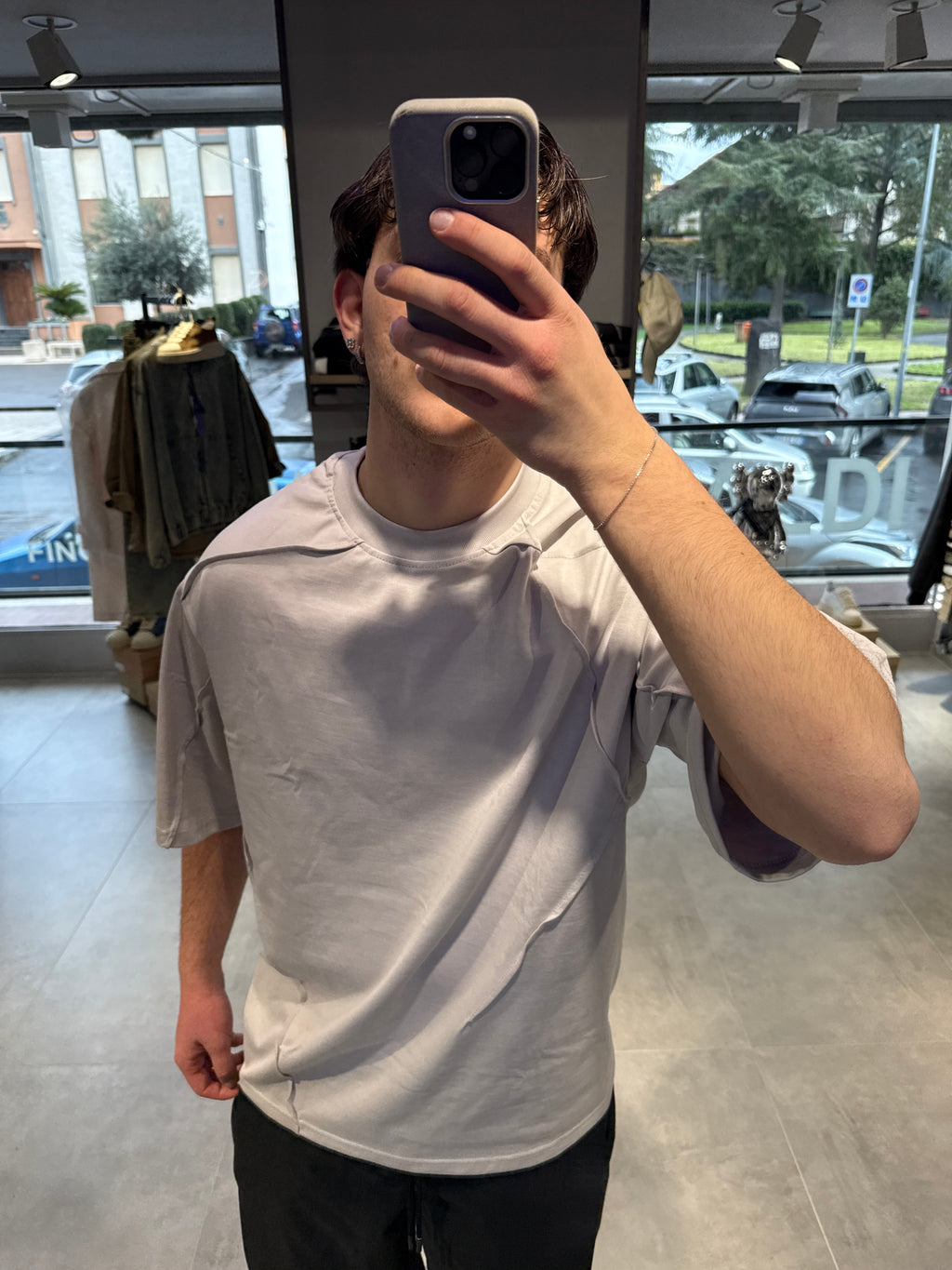 T-SHIRT “CUCITURE” GHIACCIO