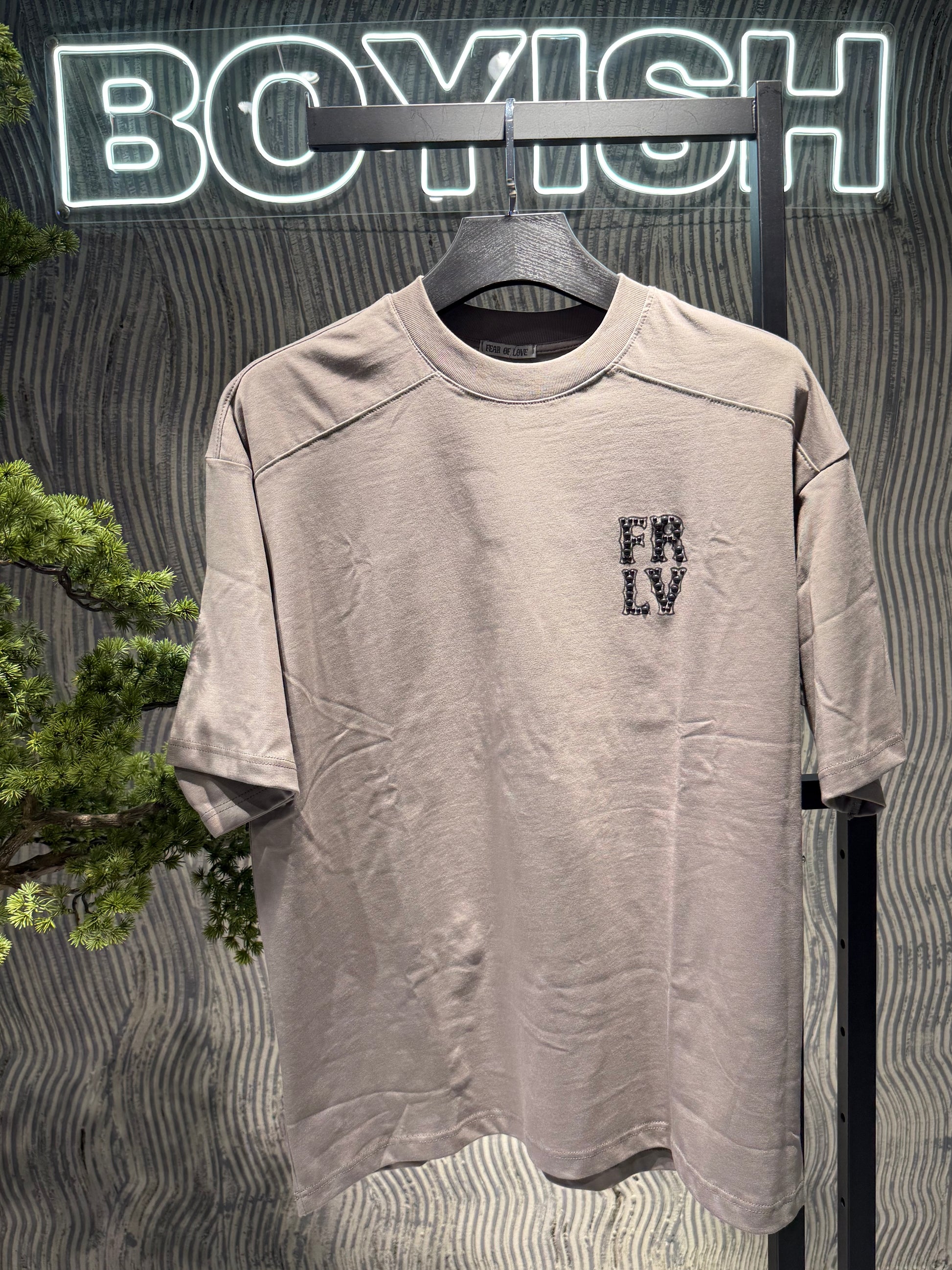 T-shirt “strass” grey