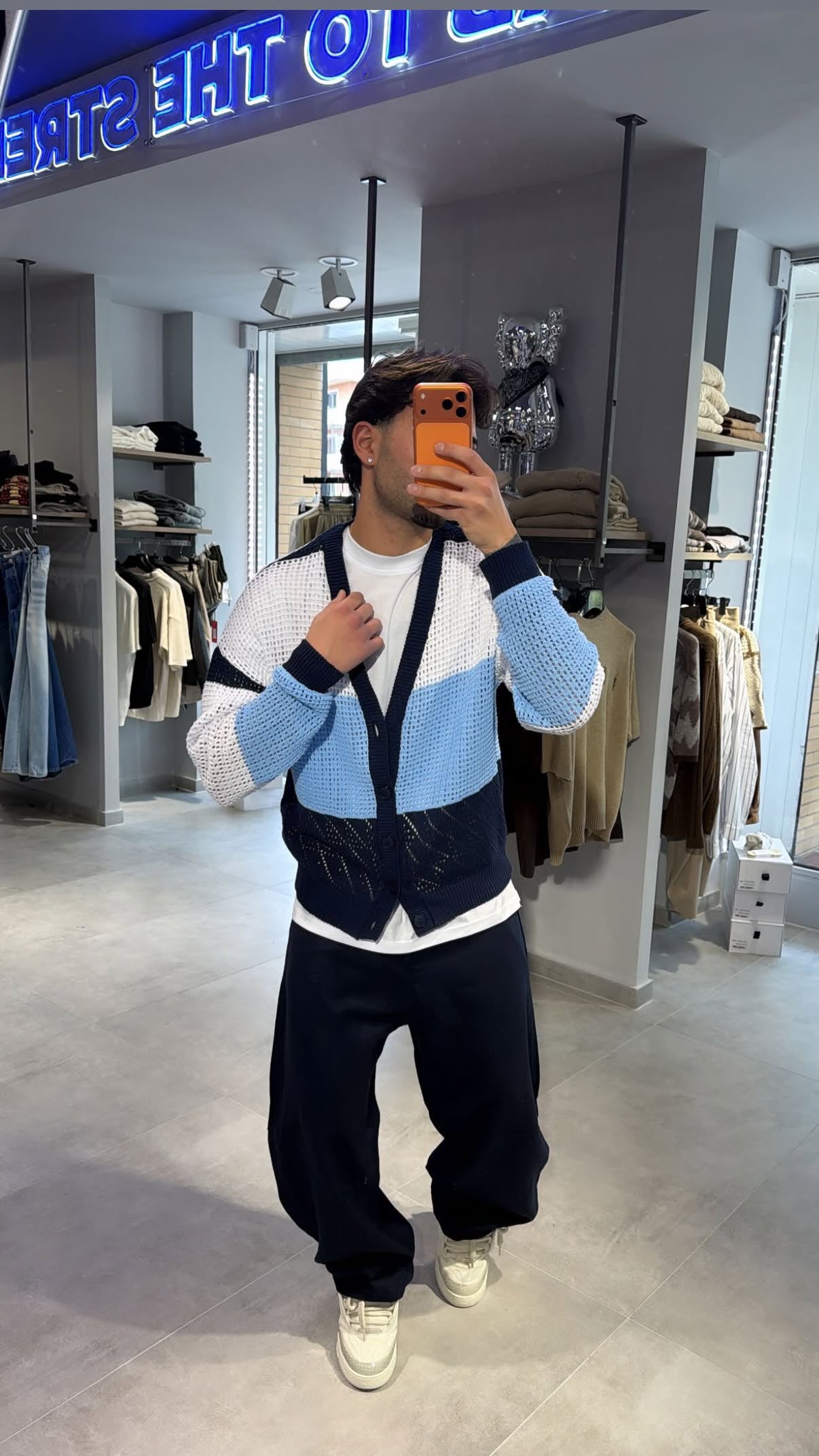 CARDIGAN MÉLANGE (SKY)