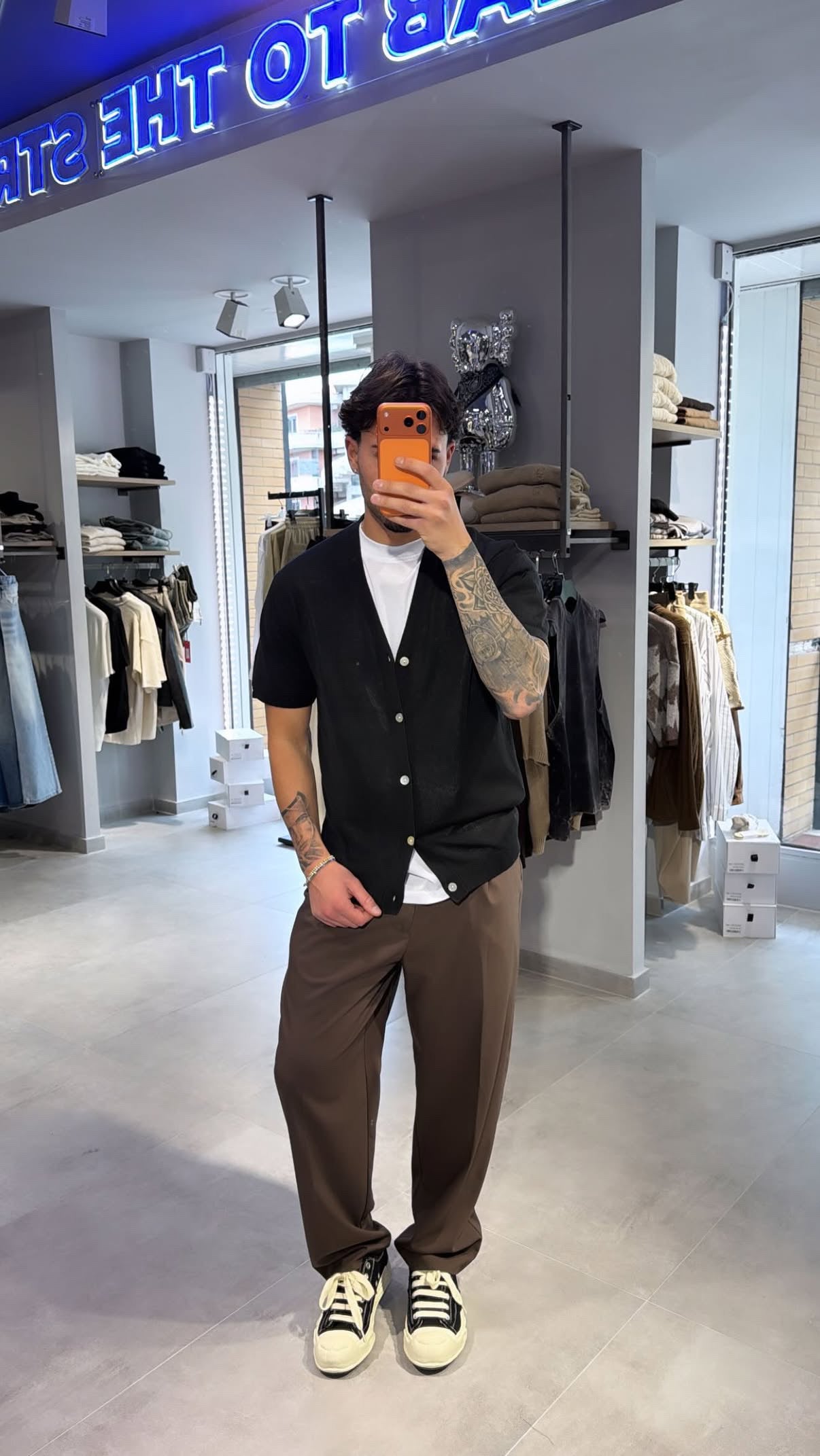 CARDIGAN MEZZA MANICA (nero)