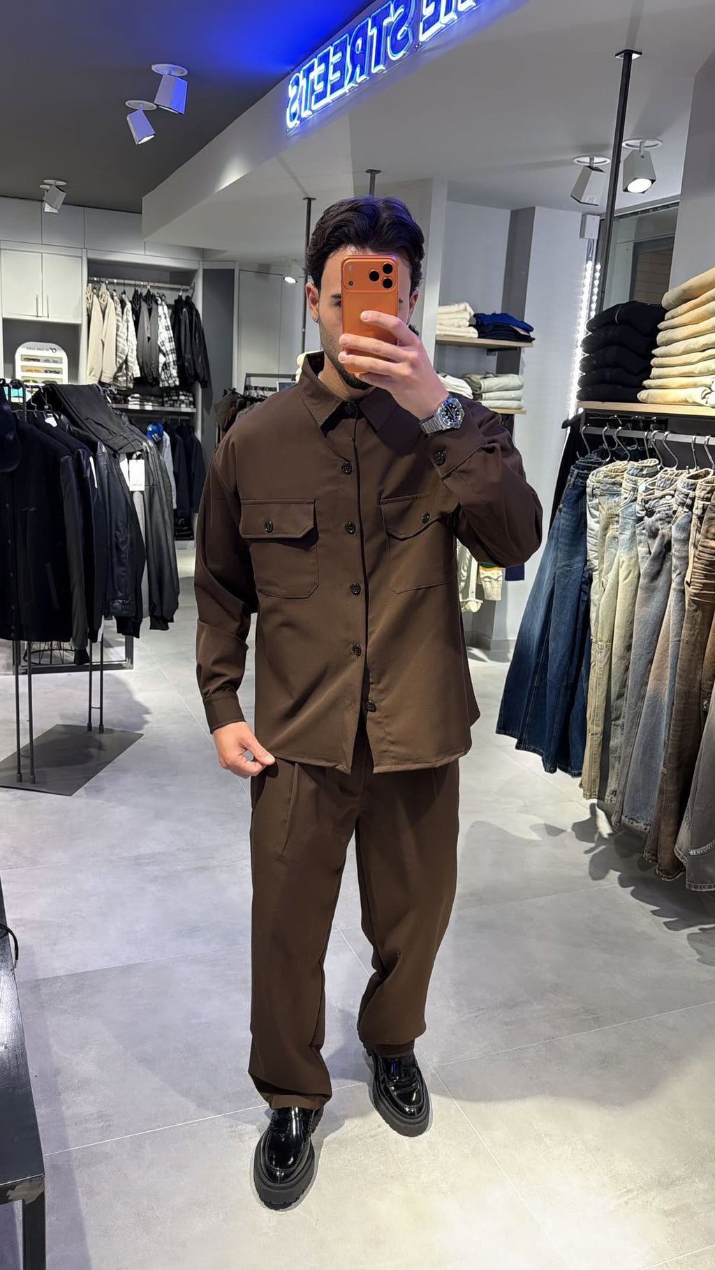 COORDINATO ELEGANTE “CIOCCOLATO”