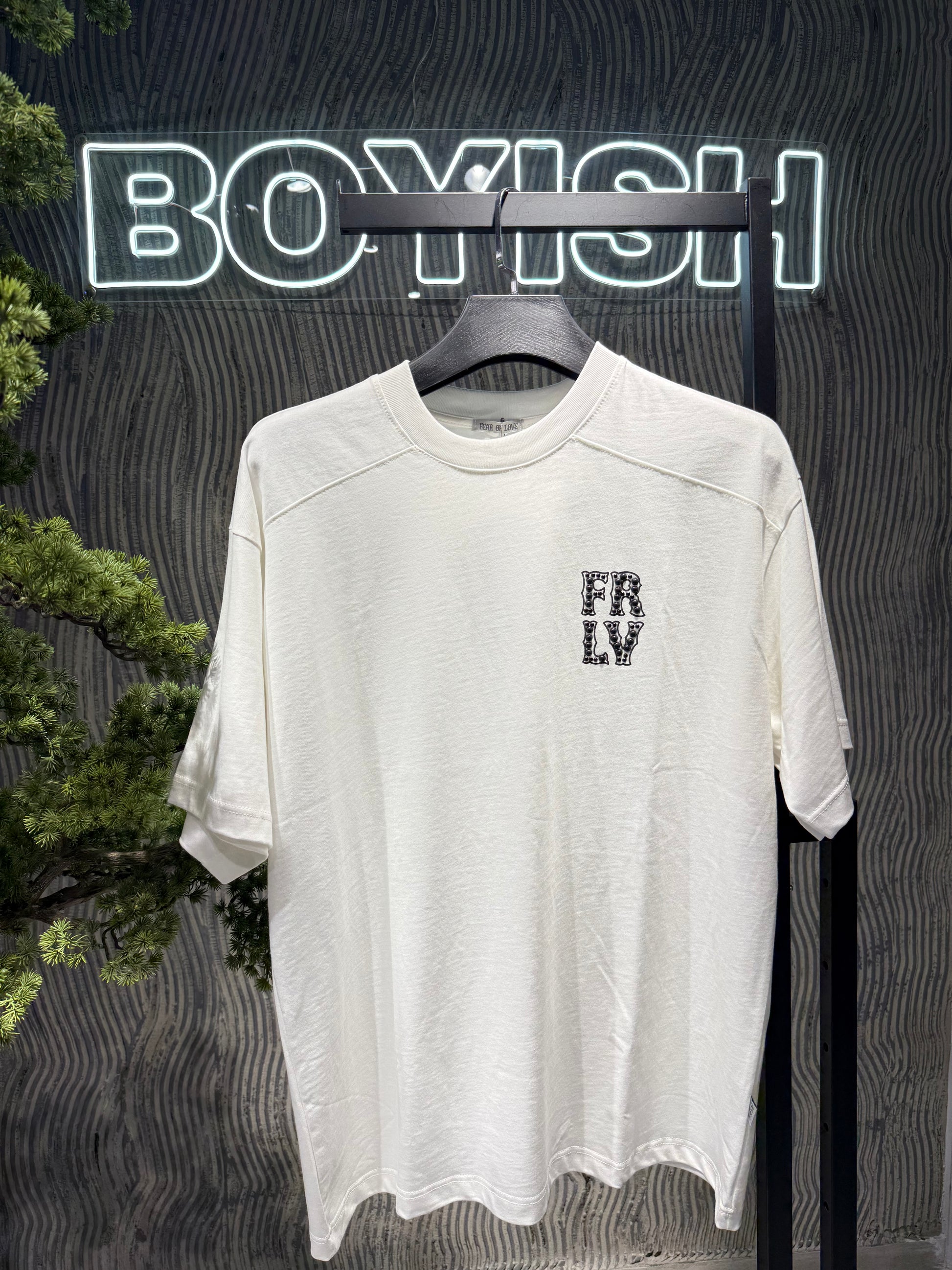 T-shirt “strass” white