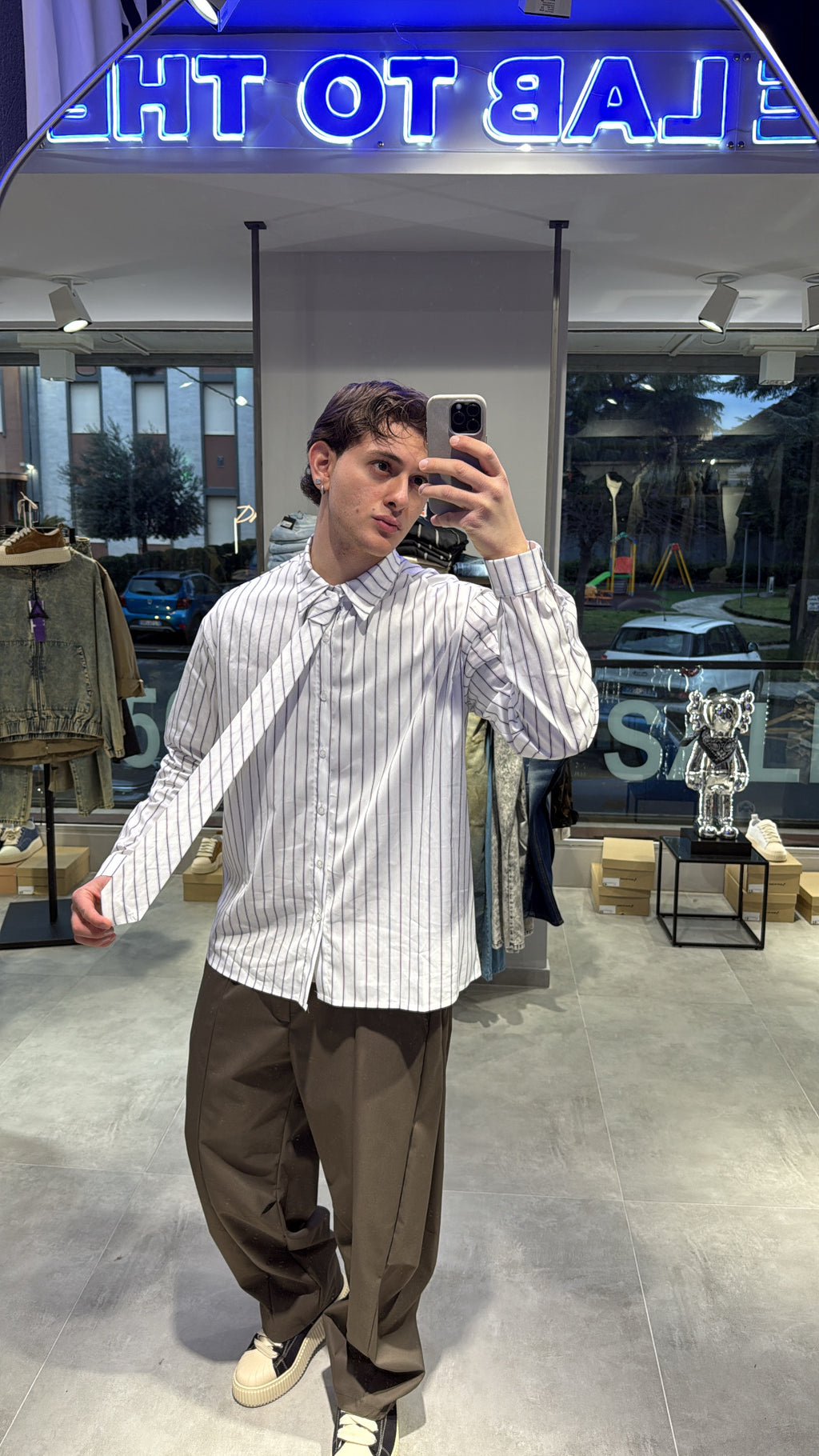 CAMICIA “CRAVATTA” BIANCA