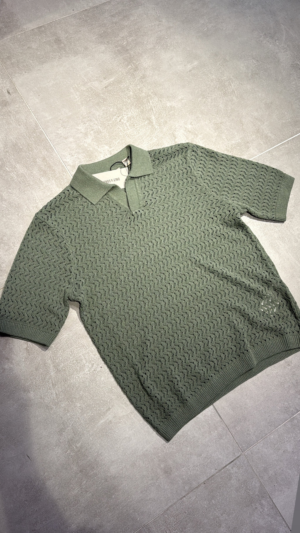POLO TRAFORATA VERDE