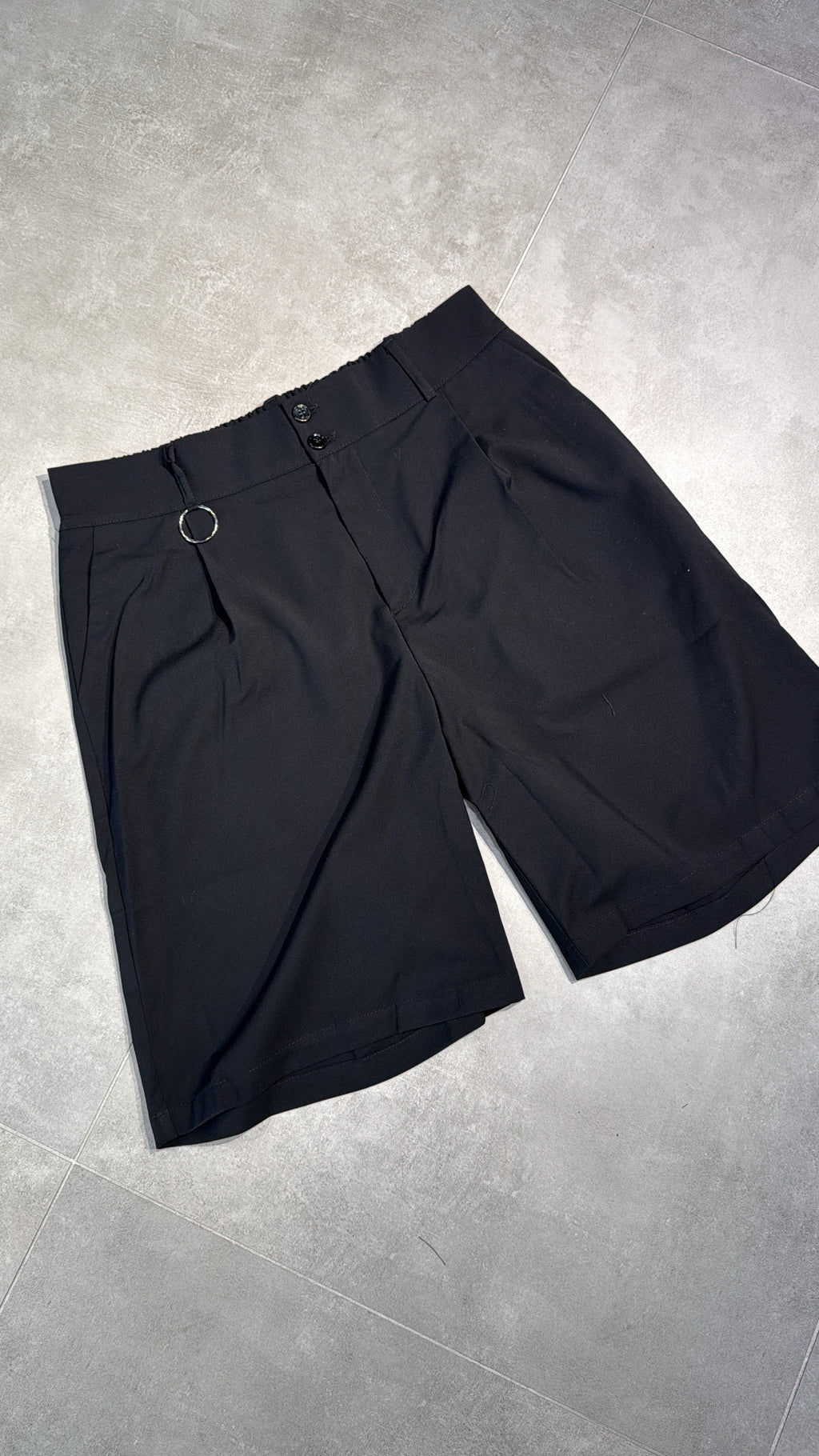 BERMUDA PANTALONE (NERO)